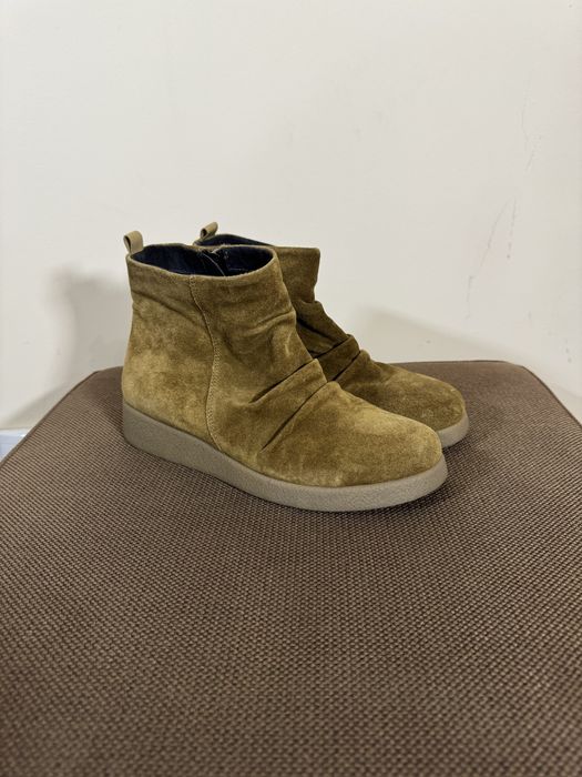 Ghete de catifea kaki marimea 38 de dama