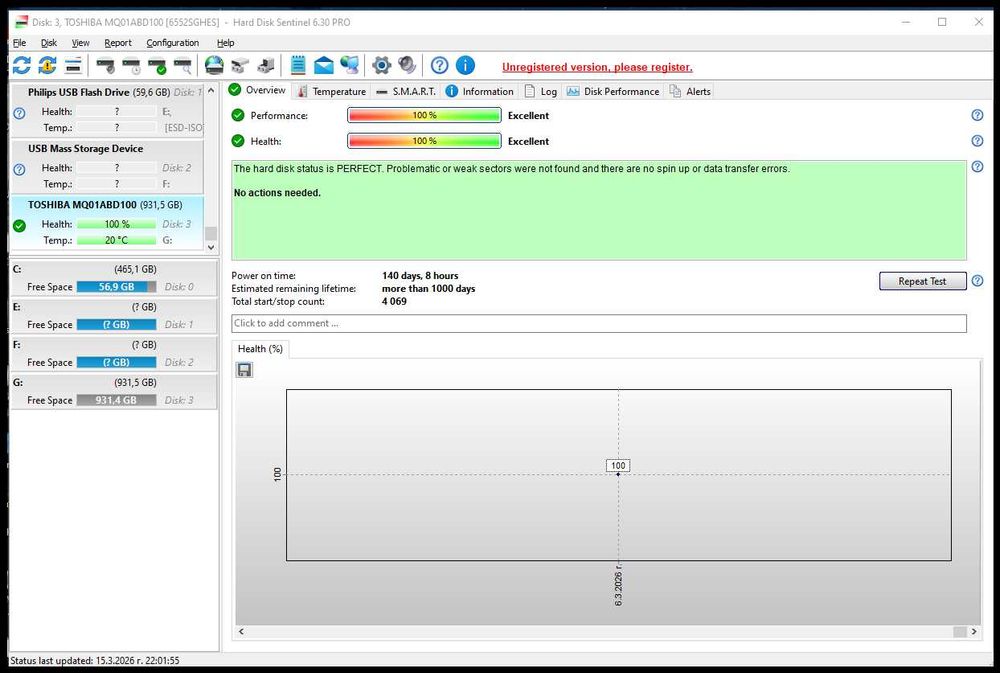 Хард диск за лаптоп Toshiba 1TB , 5400rpm,8MB, SATA 3