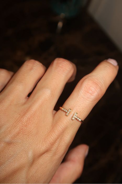 Золотое кольцо с бриллиантами