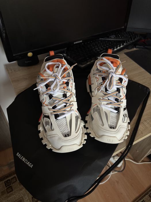 Balenciaga Track White Orange