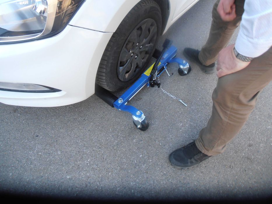 количка хидравлична за преместване на автомобили и джипове 4х4