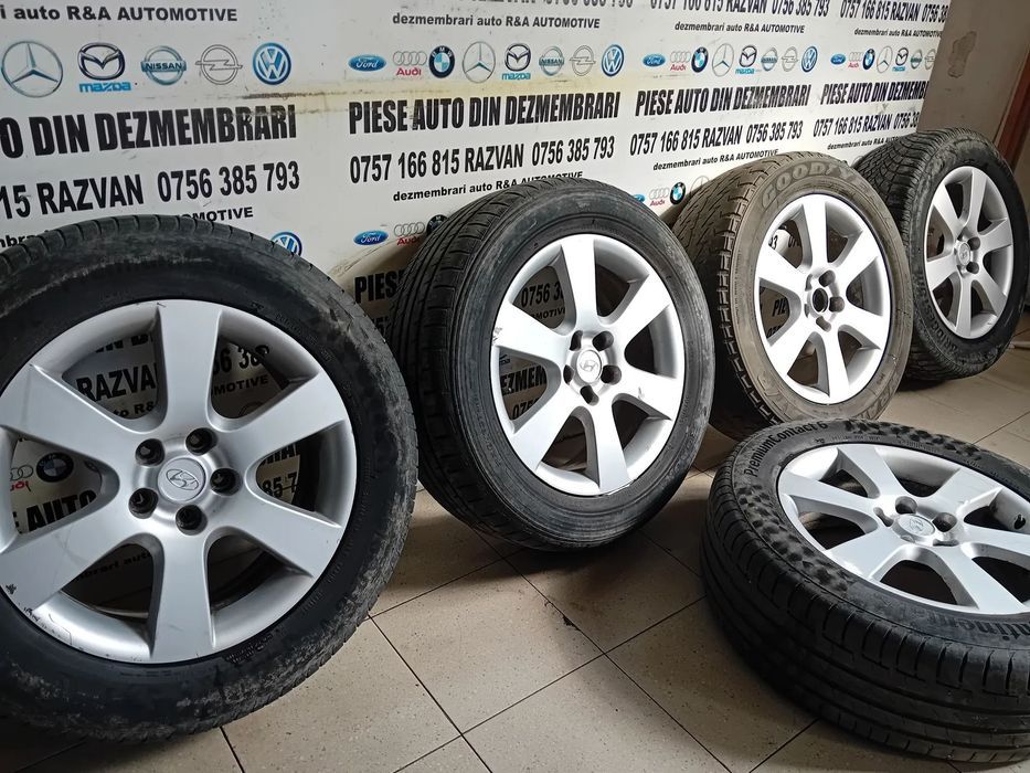 Set 5 Jante Aluminiu Hyundai Santa Fe 2 II 235/60R18 Prezoane 5x114.3