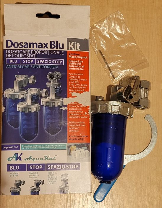 Vând Kit Dozator Polifosfați Dosamax Blu cu 2 rezerve