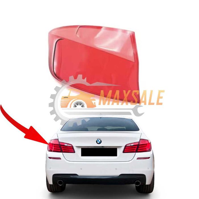 Капак стъкло външно ляв стоп BMW 5 F10 Facelift (14-17) бмв 5 ф10 фар