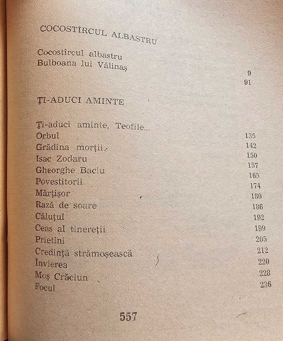 Mihail SADOVEANU -POVESTIRI (2 volume)