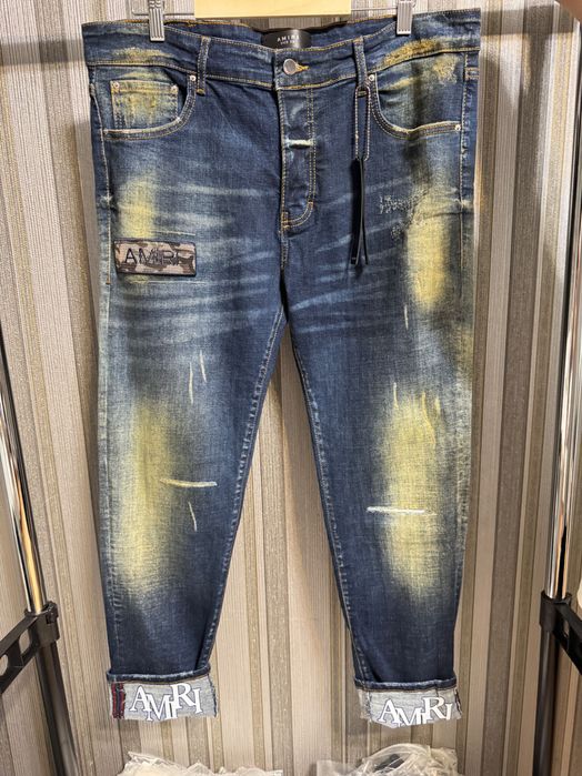 Blugi Amiri albastru premium