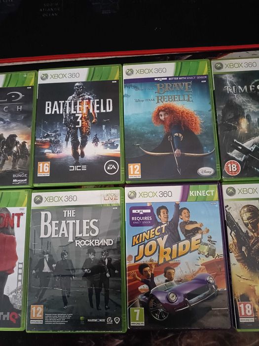 Lot 10 Jocuri Xbox 360 in stare foarte buna