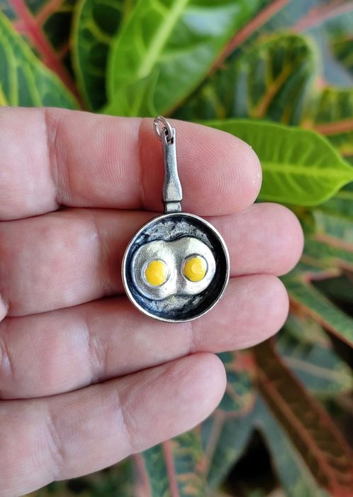 Сребърно колие, подарък за домакиня, уникално колие, подарък заготвач