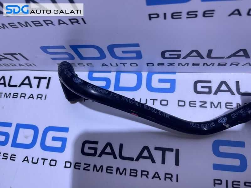 Furtun Conducta Supapa Sens Ventil Presiune Aer Tulumba Vacuum Vacum Audi A3 8P 2.0 TDI BKD AZV BMN BUY 2004 - 2008 Cod 1K0612041DC [D0829]
