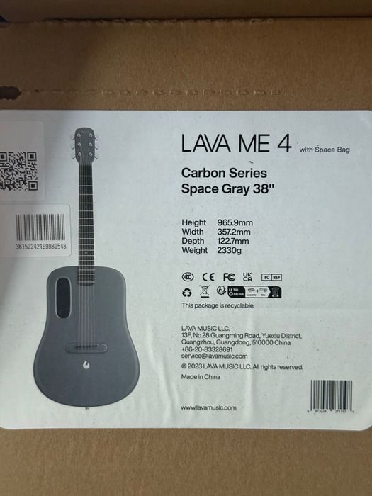 Chitara Lava Music Lava ME 4 Carbon 38" Sigilata