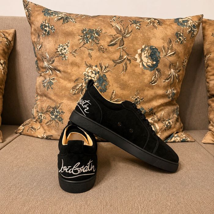 Adidasi Christian Louboutin Low Black Edition