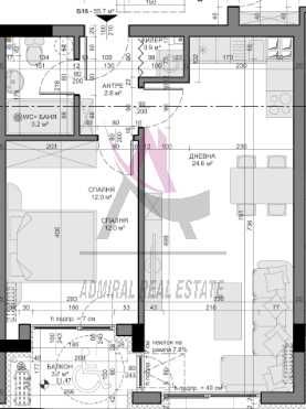 Продава се Двустаен апартамент в Варна, Владислав Варненчик - 65 кв.м за 1305 €/кв.м - Снимка #2