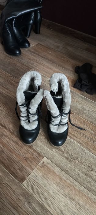 Зимние полусапожки