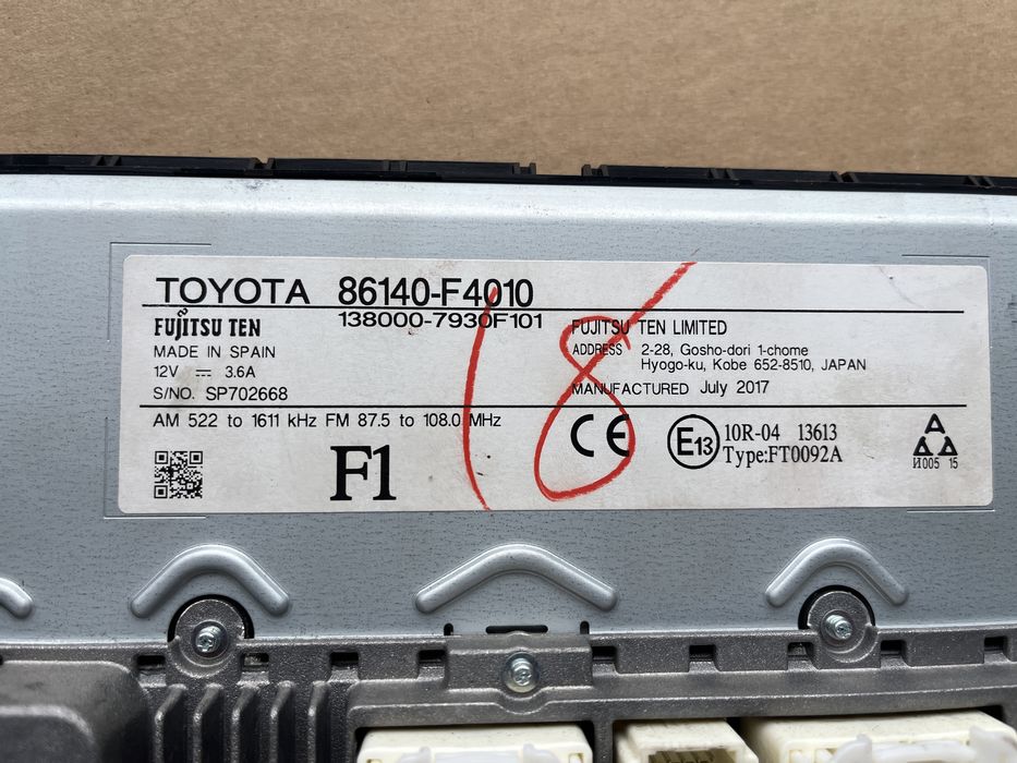 Navigatie / Display Toyota C-HR