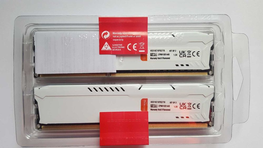Kingston Fury HyperX DDR3 16GB kit (2*8) 1866Mhz Новые, запечатанные