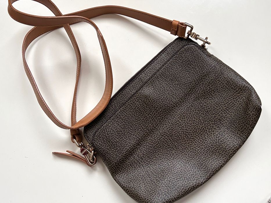 Елегантна кожена чанта Borbonese