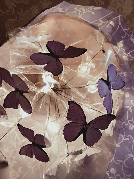 Букеты из бабочек