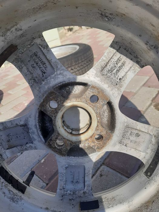 Jante 14' 4×100 +anvelope  sebring 601 iarna165/70