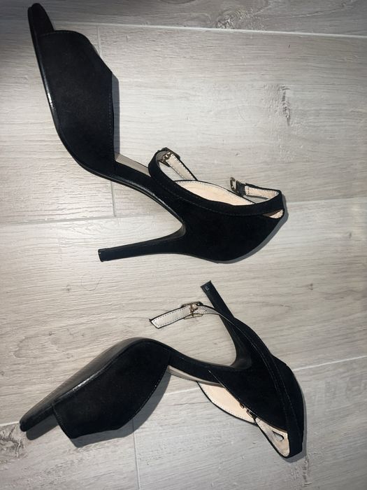 36 размер замша каблук 9 см