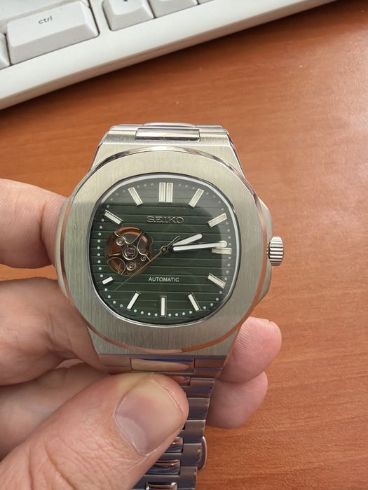 Seiko Patek Philippe nautilus tribute