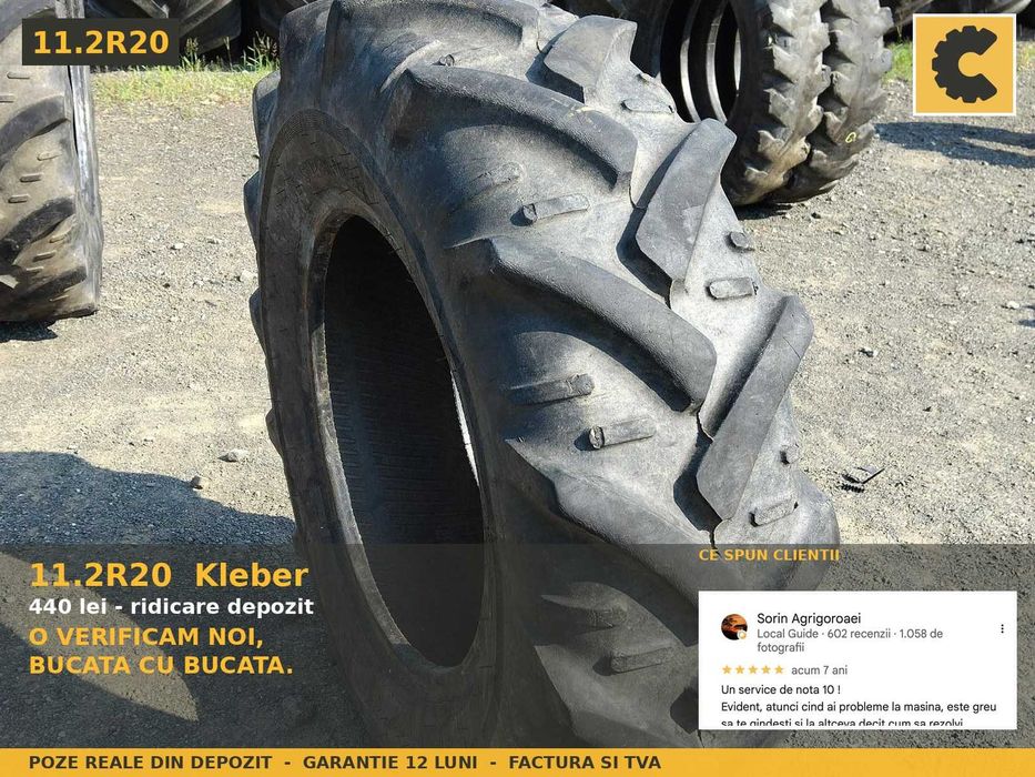 Cauciucuri 11.2R20 280/85R20 Kleber Anvelope Tractor Fata SH TVA