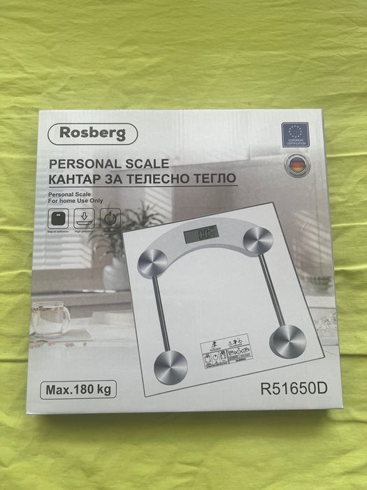 Електронна везна Rosberg – до 180 kg, неразпечатвана