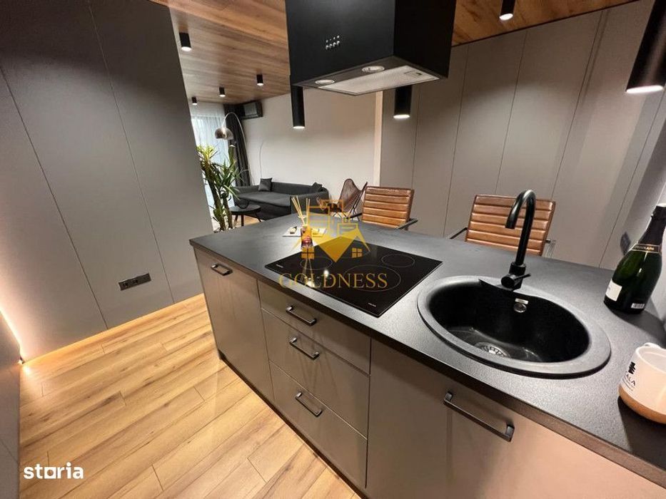 2 camere open space, mobilat LUX, Zorilor Frunzisului, zona LIDL