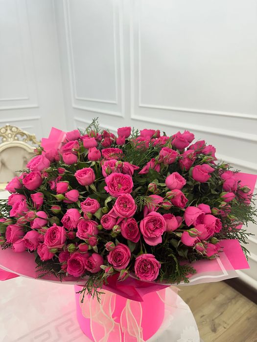 Цветы букет спрей роза