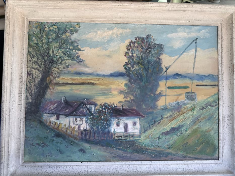 Стара картина с маслени бои