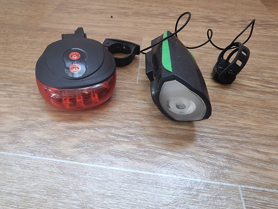 Велофонарь передний и задний на запчасти