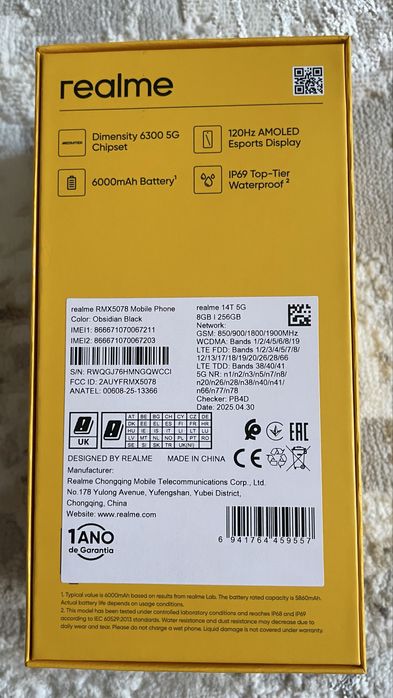 Новый смартфон realme 14T