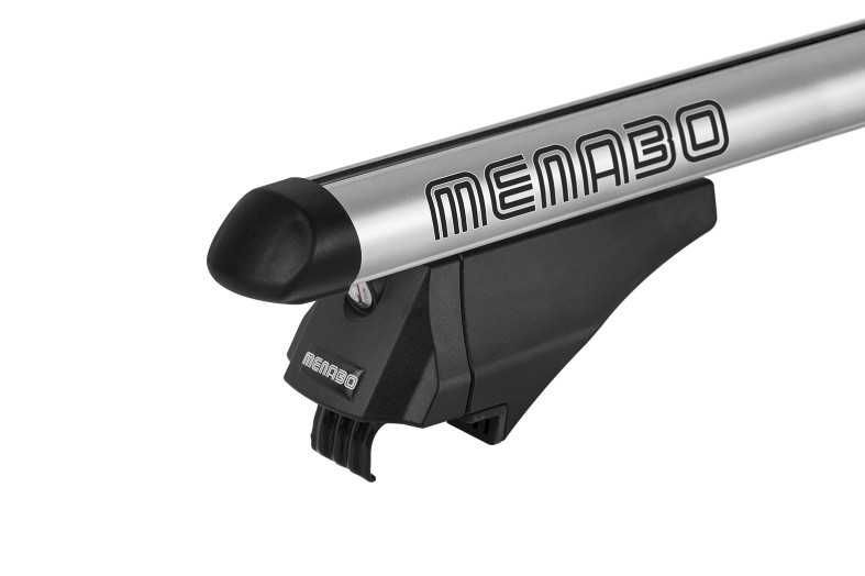 Алуминиеви напречни греди багажник MENABO Tiger Silver 120/135см