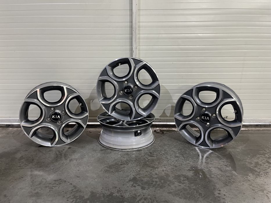 Set 4 jante aliaj 15 4x100 Originale Kia Picanto