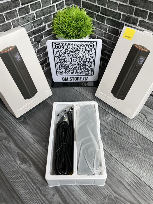 Автомобильный компрессор Baseus Super Mini Inflator Pump