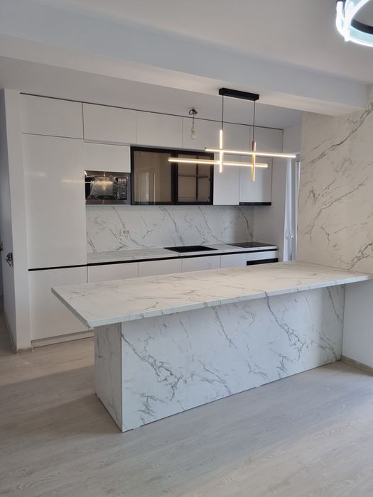 Mobila de bucatarie  - MDF MAT - LED - la comanda