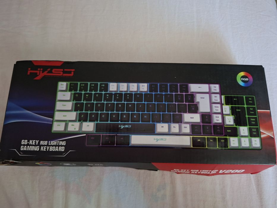 Tastatura gaming rgb mecanica 60%
