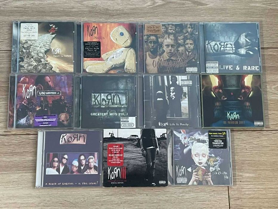 Colectie KORN : 17 cd - uri , 1 DVD dublu , 1 Bluray