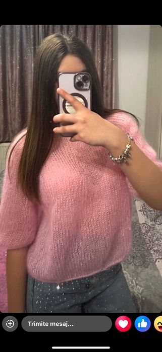 Bluza tricotata handmade