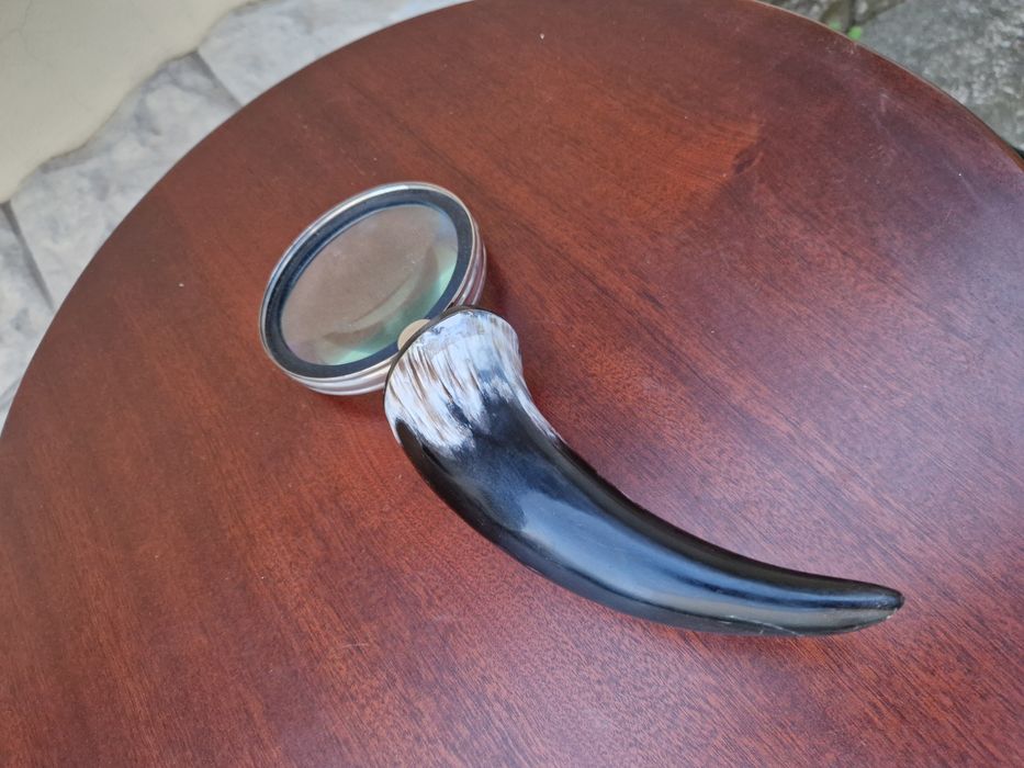 Красива антикварна английска лупа