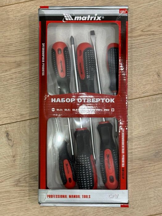 набор отверток, 6 штук