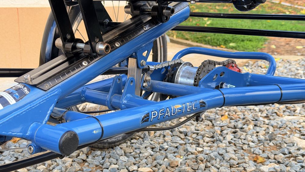 PFAU-TEC PFIFF ScooterTrike – Tricicletă Premium Adulți Germania – Shimano Nexus 7 Viteze – Suspensie – Scaun cu Spătar – 16/20”