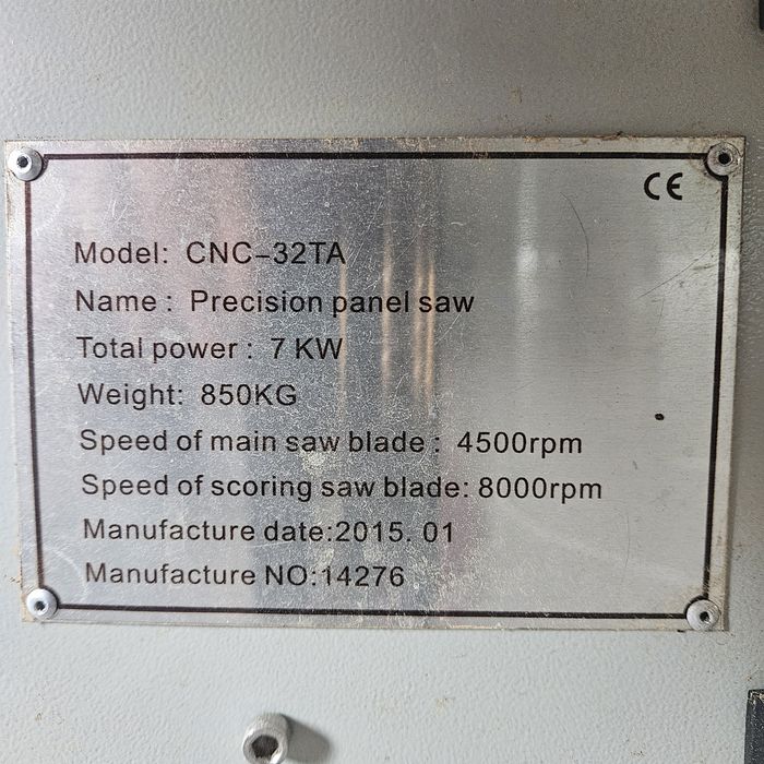 CNC Форматен циркуляр 3200мм.