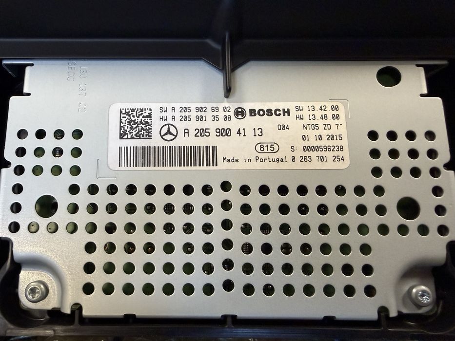 Display Mercedes W205 C-Class