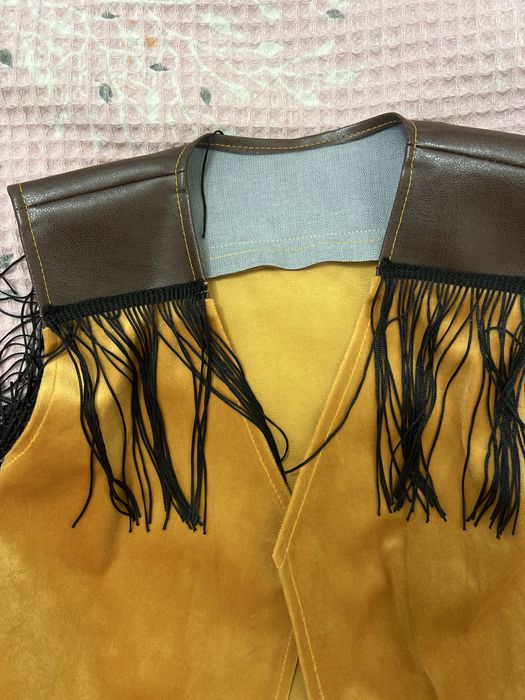 Костюм ковбоя с кожанными вставками