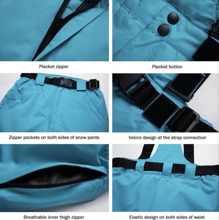 Мужской лыжный костюм, зимняя спортивная одежда