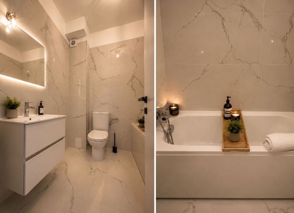 Apartament Luxury 3 camere | 2 băi | Design modern | Tunari | 10 min aeroport