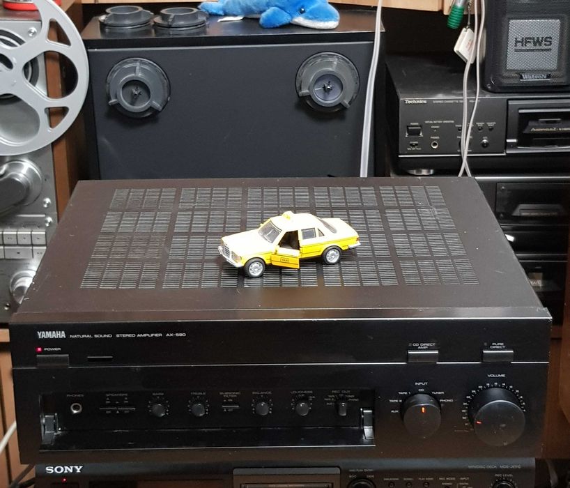 Amplificator Audio Statie Stereo Vintage YAMAHA AX590 BLACK