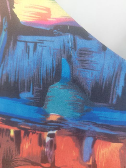 Цветна рокля размер S