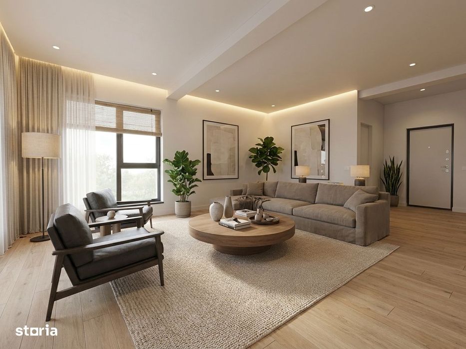 Apartament spatios - 3 camere - gradina proprie - Mosnita