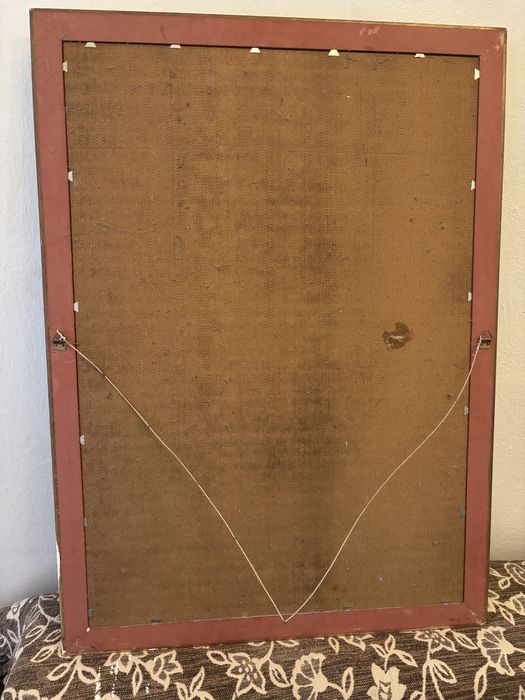 Tablou pictat pe carton, 74x54 cm